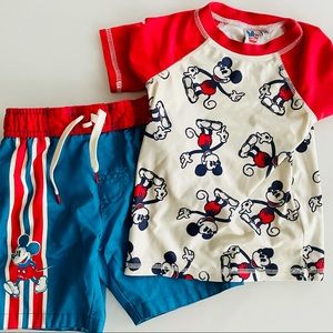Junk Food Mickey Mouse Boys Swim Set